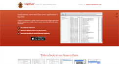 Desktop Screenshot of logdiver.com